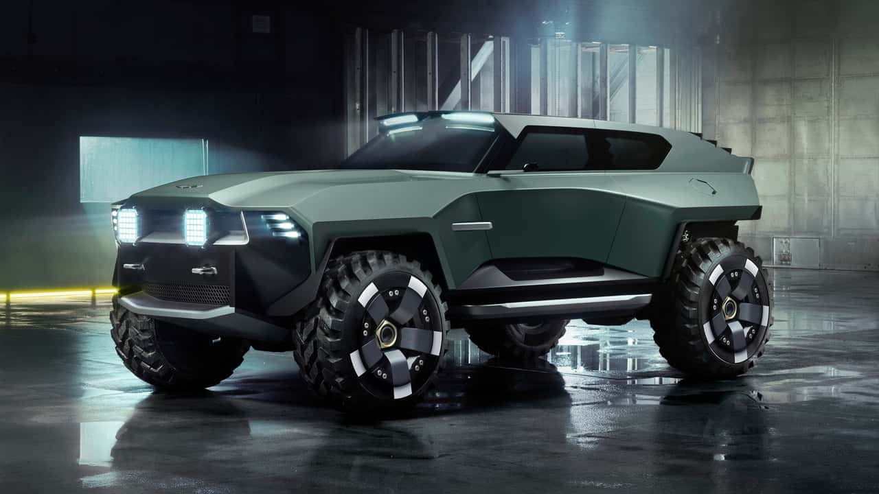 阿斯顿 · 马丁与《使命召唤》联动推出专属战斗载具,但暂无量产计划 Aston Martin Dreadnought Call of Duty